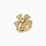 18K Yellow Gold Diamond Ring