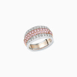 18K White & Rose Gold Diamond Ring