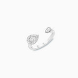 18K White Gold Diamond Ring