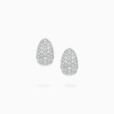 18K White Gold Diamond Earrings