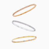 18K Yellow Gold Diamond Bangle