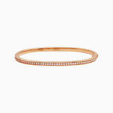18K Rose Gold Diamond Bangle