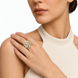 18K Yellow Gold Diamond Ring