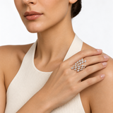 18K Rose Gold Diamond Ring