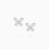 18K  White Gold Diamond Earrings