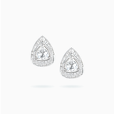 18K White Gold Diamond Earrings