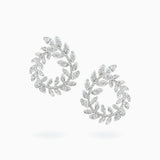 18K White Gold Diamond Earrings