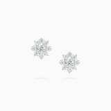 18K White Gold Diamond Earrings
