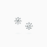 18K White Gold Diamond Earrings