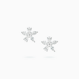 18K White Gold Diamond Earrings