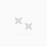 18K White Gold Diamond Earrings