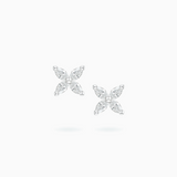 18K White Gold Diamond Earrings