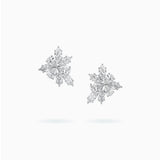 18K White Gold Diamond Earrings