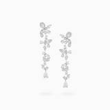 18K White Gold Diamond Earrings