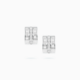 18K White Gold Diamond Earrings