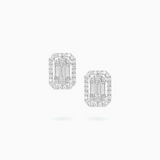 18K  White Gold Diamond Earrings