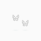 18K  White Gold Diamond Earrings
