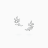 18k White Gold Diamond Earrings