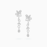 18K White Gold Diamond Earrings