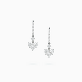 18K White Gold Diamond Earrings