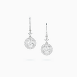 18K White Gold Diamond Earrings