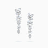 18K White Gold Diamond Earrings