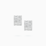 18K White Gold Diamond Earrings