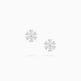 18K White Gold Diamond Earrings