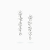 18K White Gold Diamond Earrings