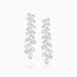 18K White Gold Diamond Earrings