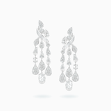 18K White Gold Diamond Earrings