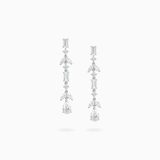 18K White Gold Diamond Earrings