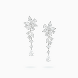 18K White Gold Diamond Earrings