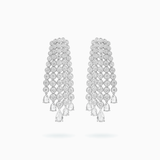 18K White Gold Diamond Earrings