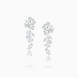 18K White Gold Diamond Earrings