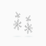 18K White Gold Diamond Earrings