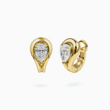 18K Yellow Gold Diamond Earrings