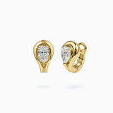 18K Yellow Gold Diamond Earrings