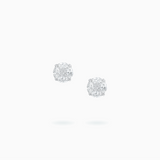 18K White Gold Diamond Earrings