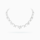 18K White Gold Diamond Necklace