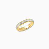 18K White & Yellow Gold Diamond Ring