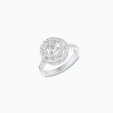 18K White Gold Diamond Ring