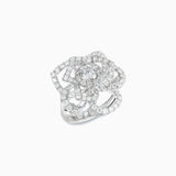 18K White Gold Diamond Ring