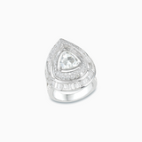 18K White Gold Diamond Ring