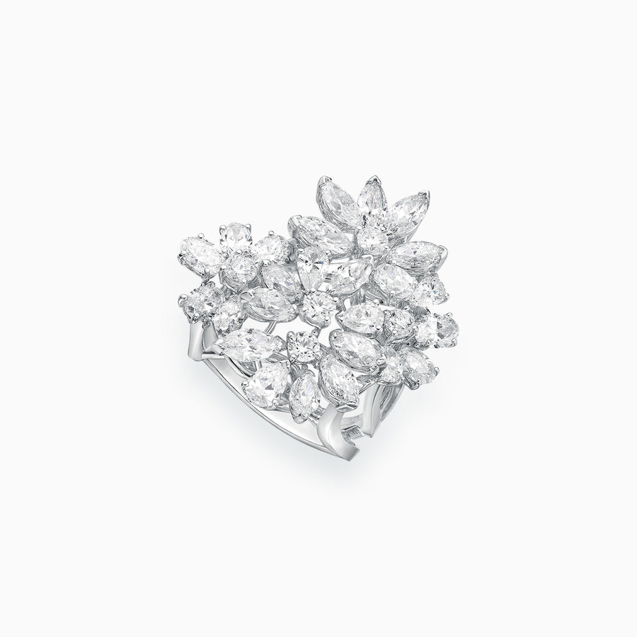 18K White Gold Diamond Ring