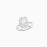 18K  White Gold Diamond Ring