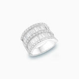 18K White Gold Diamond Ring