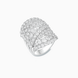 18K White Gold Diamond Ring
