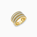 18K Yellow & White Gold Diamond Ring