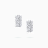 18K White Gold Diamond Earrings